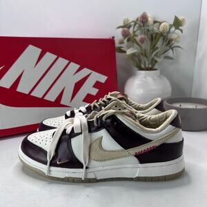 Nike Dunk Low LX Shoes Gold Sail Burgundy Crush HV5991171 Women 8/Men 6.5 NWB